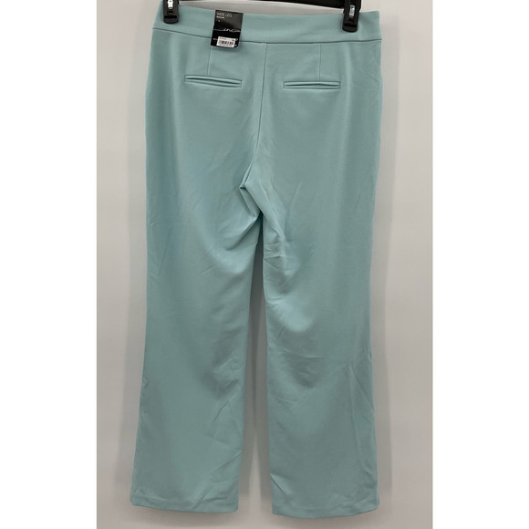 INC Womens Teal Pants Wide Leg Size 8P NWT (A138) - Picture 2 of 7